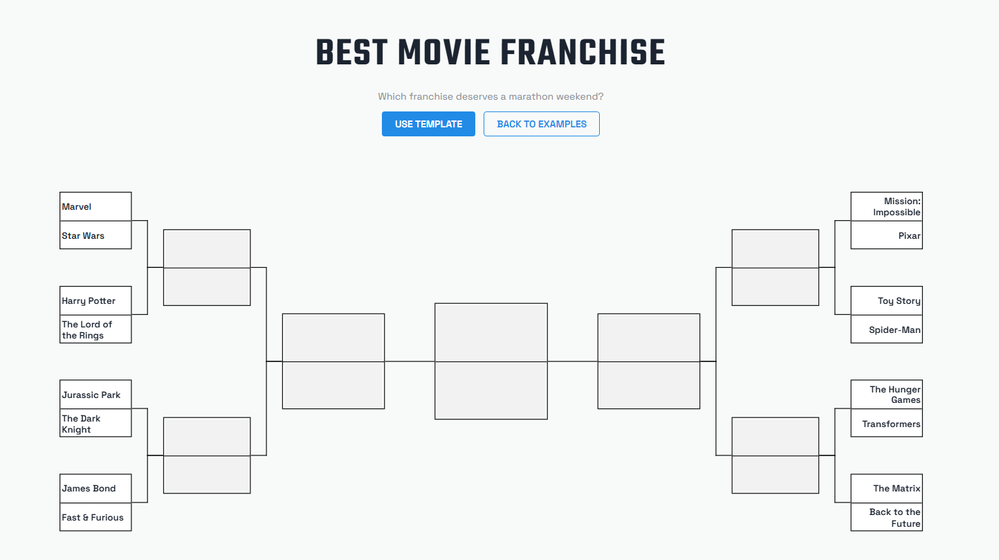 Best Movie Franchise preview